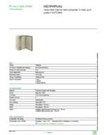 Datenblatt zu Schneider Electric NSYPAP64G, EAN: 3606480774201 Datenblatt zu Schneider Electric NSYPAP64G, EAN: 3606480774201