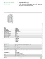 Datenblatt zu Schneider Electric NSYPLAT1073G, EAN: 3606480775215 Datenblatt zu Schneider Electric NSYPLAT1073G, EAN: 3606480775215