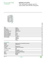 Datenblatt zu Schneider Electric NSYPLA15124TG, EAN: 3606480774744 Datenblatt zu Schneider Electric NSYPLA15124TG, EAN: 3606480774744