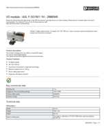Datenblatt zu Phoenix Contact 2688349, EAN: 4046356606530 Datenblatt zu Phoenix Contact 2688349, EAN: 4046356606530