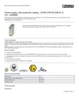 Datenblatt zu Phoenix Contact 2320908, EAN: 4046356520010
