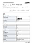 Datenblatt zu Phoenix Contact 1424140, EAN: 4046356693424 Datenblatt zu Phoenix Contact 1424140, EAN: 4046356693424