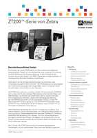 Datenblatt zu ZEBRA P1037974-004