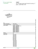 Datenblatt zu Schneider Electric 33607, EAN: 3303430336075 Datenblatt zu Schneider Electric 33607, EAN: 3303430336075