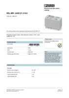 Datenblatt zu Phoenix Contact 2961215, EAN: 4017918157999