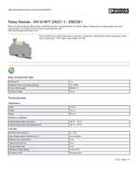 Datenblatt zu Phoenix Contact 2903361, EAN: 4046356731997