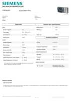 Datenblatt zu Siemens 6SL35250PE215AA1, EAN: 4019169458597 Datenblatt zu Siemens 6SL35250PE215AA1, EAN: 4019169458597