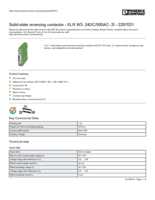 Datenblatt zu Phoenix Contact 2297031, EAN: 4046356167864