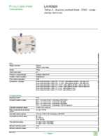Datenblatt zu Schneider Electric LA1KN20, EAN: 3389110369892 Datenblatt zu Schneider Electric LA1KN20, EAN: 3389110369892