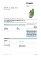 Datenblatt zu Phoenix Contact 2866271, EAN: 4017918960919