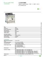 Datenblatt zu Schneider Electric CA3KN40BD, EAN: 3389110500219 Datenblatt zu Schneider Electric CA3KN40BD, EAN: 3389110500219