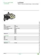 Datenblatt zu Schneider Electric LA7D3064, EAN: 3389110235760 Datenblatt zu Schneider Electric LA7D3064, EAN: 3389110235760