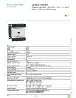 Datenblatt zu Schneider Electric LC1D115004P7, EAN: 3389110053074 Datenblatt zu Schneider Electric LC1D115004P7, EAN: 3389110053074