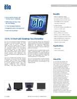 Datenblatt zu Elo Touch Solutions E179069