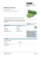 Datenblatt zu Phoenix Contact 1776168, EAN: 4017918038540