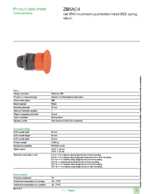 Datenblatt zu Schneider Electric ZB5AC4, EAN: 3389110904901