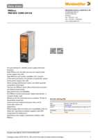 Datenblatt zu Weidmüller 1469480000, EAN: 4050118275476
