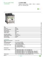 Datenblatt zu Schneider Electric CA3KN31BD, EAN: 3389110500196 Datenblatt zu Schneider Electric CA3KN31BD, EAN: 3389110500196