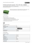 Datenblatt zu Phoenix Contact 1804959, EAN: 4017918046392