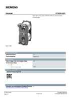 Datenblatt zu Siemens 3TY65230AP0, EAN: 4011209122826 Datenblatt zu Siemens 3TY65230AP0, EAN: 4011209122826