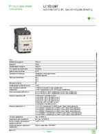 Datenblatt zu Schneider Electric LC1D12B7, EAN: 3389110349160 Datenblatt zu Schneider Electric LC1D12B7, EAN: 3389110349160