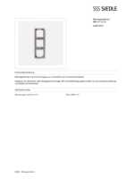 Datenblatt zu Siedle 200015591-00, EAN: 4015739155910 Datenblatt zu Siedle 200015591-00, EAN: 4015739155910