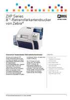 Datenblatt zu ZEBRA 105999-801 Datenblatt zu ZEBRA 105999-801