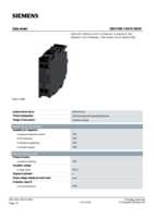 Datenblatt zu Siemens 3SU14001AA103EA0, EAN: 4011209951013
