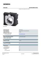 Datenblatt zu Siemens 3SU15000BA100AA0, EAN: 4011209954205