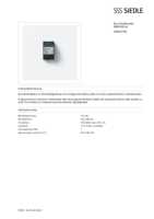 Datenblatt zu Siedle 200032100-00, EAN: 4015739321001 Datenblatt zu Siedle 200032100-00, EAN: 4015739321001