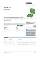 Datenblatt zu Phoenix Contact 1834385, EAN: 4017918051907