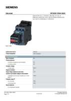 Datenblatt zu Siemens 3RT20261DB443MA0, EAN: 4011209901339