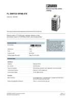 Datenblatt zu Phoenix Contact 2891002, EAN: 4046356457170