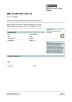 Datenblatt zu Phoenix Contact 2950323, EAN: 4017918083991