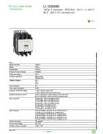 Datenblatt zu Schneider Electric LC1D80MD, EAN: 3389110441918 Datenblatt zu Schneider Electric LC1D80MD, EAN: 3389110441918