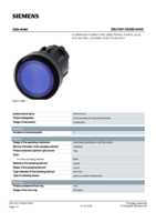 Datenblatt zu Siemens 3SU10010AA500AA0, EAN: 4011209955790