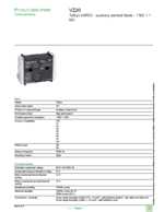 Datenblatt zu Schneider Electric VZ20, EAN: 3389110551976