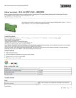 Datenblatt zu Phoenix Contact 2861302, EAN: 4017918894245