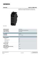 Datenblatt zu Siemens 3SU14011BB503AA0, EAN: 4011209942981