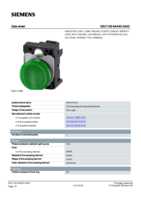 Datenblatt zu Siemens 3SU11026AA403AA0, EAN: 4011209958050