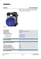 Datenblatt zu Siemens 3SU11026AA503AA0, EAN: 4011209958067