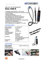 Datenblatt zu Elma 6398167031, EAN: 5706445140145 Datenblatt zu Elma 6398167031, EAN: 5706445140145
