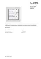 Datenblatt zu Siedle 200035736-00, EAN: 4015739357369 Datenblatt zu Siedle 200035736-00, EAN: 4015739357369