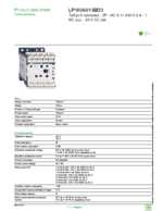 Datenblatt zu Schneider Electric LP1K06013BD3, EAN: 3389118020856 Datenblatt zu Schneider Electric LP1K06013BD3, EAN: 3389118020856