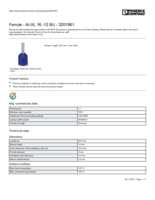 Datenblatt zu Phoenix Contact 3201961, EAN: 4017918117412