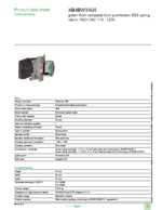 Datenblatt zu Schneider Electric XB4BW33G5, EAN: 3389110892086
