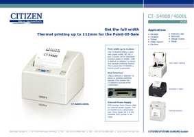 Datenblatt zu CITIZEN WALL4000 Datenblatt zu CITIZEN WALL4000