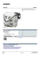 Datenblatt zu Siemens 8UC6011, EAN: 4011209077003 Datenblatt zu Siemens 8UC6011, EAN: 4011209077003