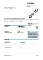 Datenblatt zu Phoenix Contact 1645998, EAN: 4017918941260 Datenblatt zu Phoenix Contact 1645998, EAN: 4017918941260