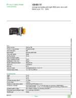 Datenblatt zu Schneider Electric XB4BV35, EAN: 3389110887242